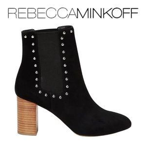 Rebecca Minkoff Sara Suede Bootie‎ with Studs NEW with Box